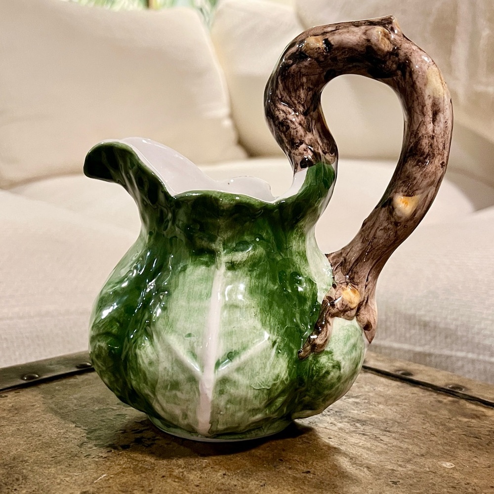 Vintage Bordallo Pinhiero Style Pitcher